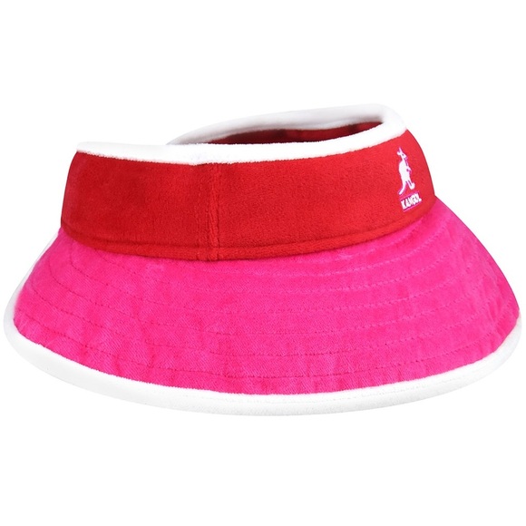 Kangol Beach Side Visor-Electric Pink/Cherry Glow main image 5